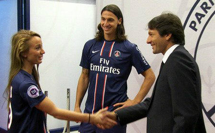 Kosovare Asslani, Zlatan Ibrahimovic, PSG